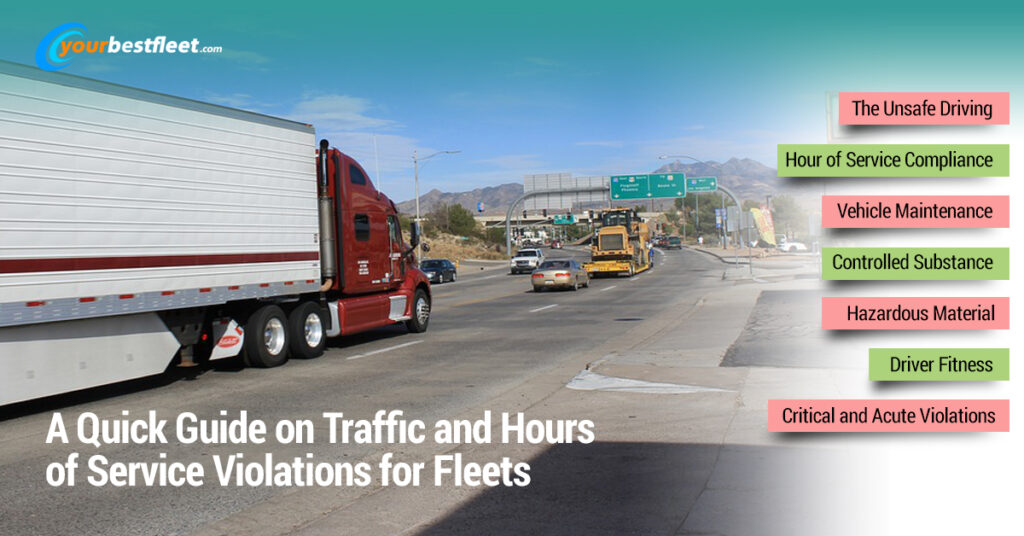 Guide on Traffic and Hours of Service Violations for Fleets
