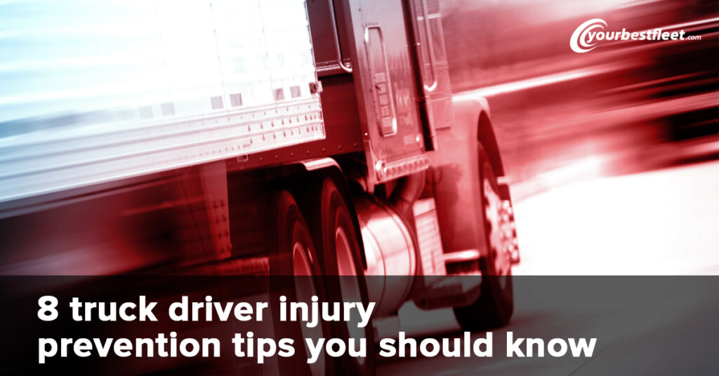 truck driver injury prevention tips